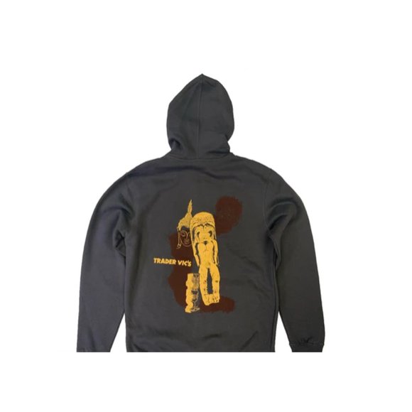 Trader Vic's TIKI HOODIE (PULL OVER) - Size M - Picture 2 of 7